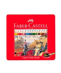 مداد رنگی 24 رنگ فابر-کاستل مدل Classic